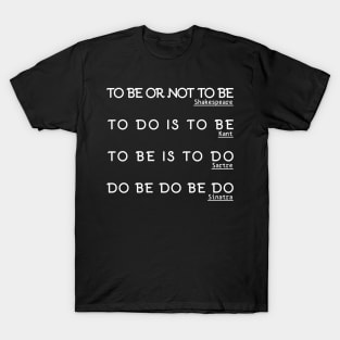 Philosophical lyric Poetic Sinatra T-Shirt